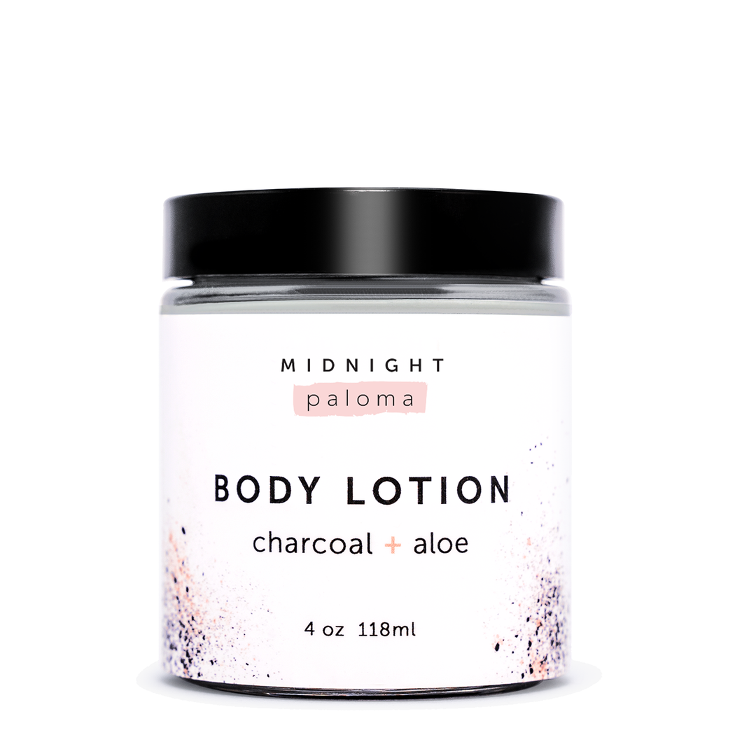 Charcoal + Aloe Body Lotion - 118ml - Friend & Faux