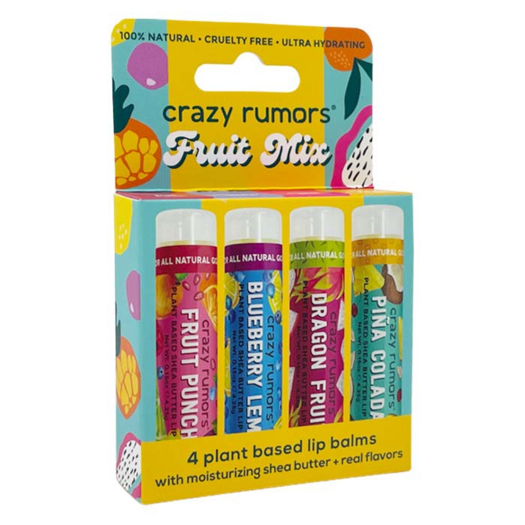 Crazy Rumors Fruit Mix 4-pack Lip Balm - 17g