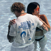 Load image into Gallery viewer, Don’t Eat The Homies ‘Eating Animals Is Weird’ T-Shirt - Off White
