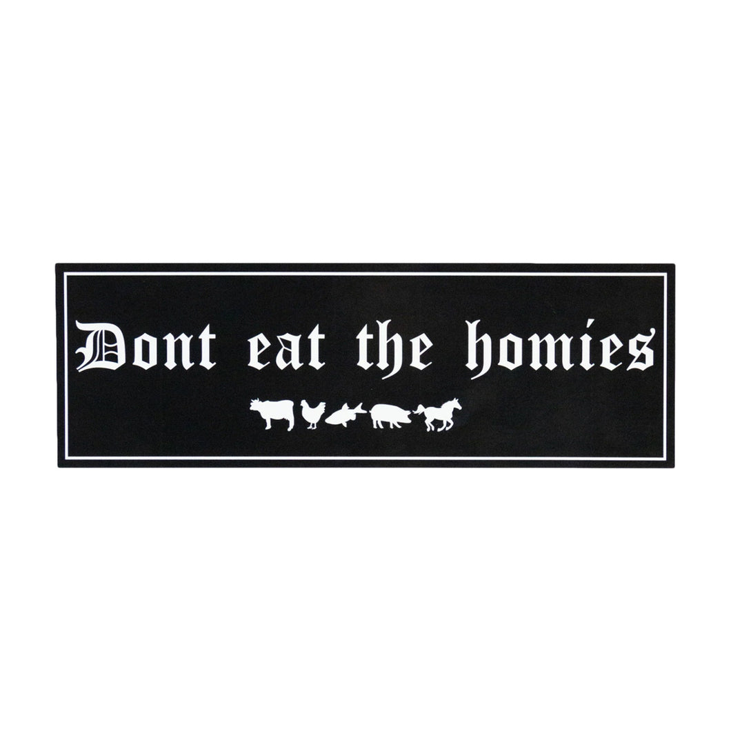 Don't Eat The Homies Rectangle Sticker