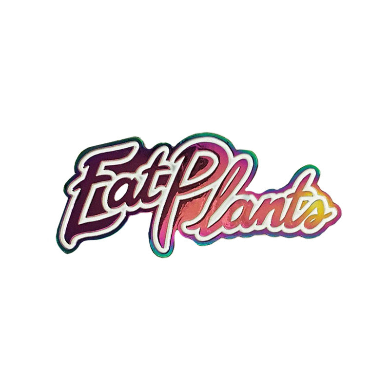 'Eat Plants' Enamel Pin - Friend & Faux