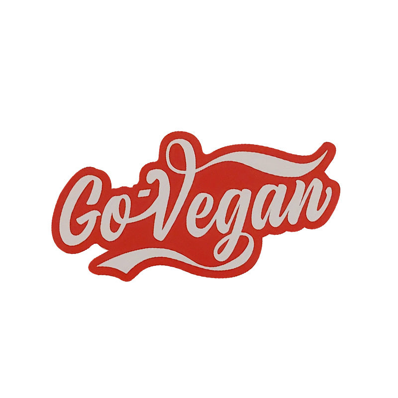 'Go Vegan' Coca-Cola Sticker