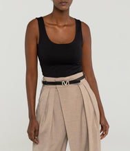 Load image into Gallery viewer, Loria Purity Women&#39;s Belt - Black - Friend &amp; Faux
