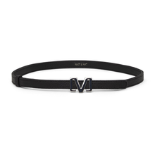 Load image into Gallery viewer, Loria Purity Women&#39;s Belt - Black - Friend &amp; Faux
