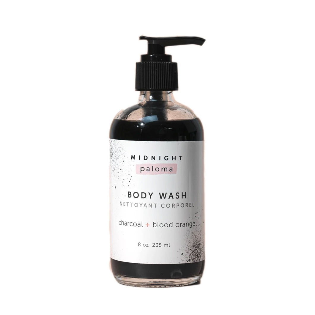 Charcoal + Blood Orange Body Wash - 235ml - Friend & Faux