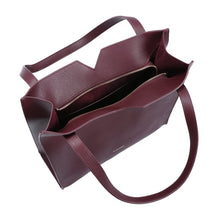 Load image into Gallery viewer, Alicia Tote II - Wine - Friend &amp; Faux
