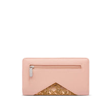 Load image into Gallery viewer, Sophie Wallet - Misty Rose/Metallic Cork
