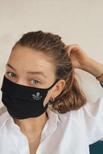 Load image into Gallery viewer, Sea Shepherd Jolly Roger Organic Cotton Face Mask - 5 Pack
