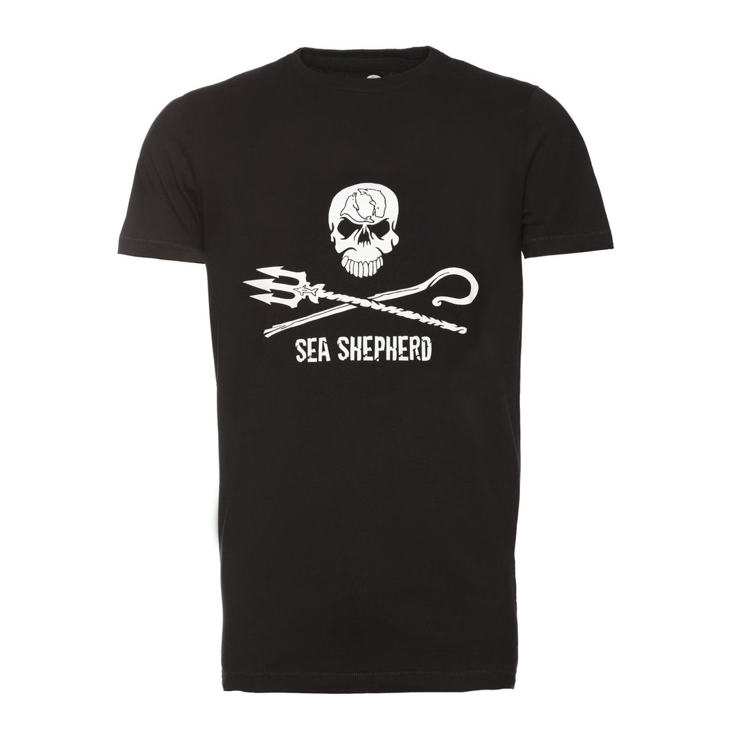Sea Shepherd Men's Jolly Roger Tee - Black