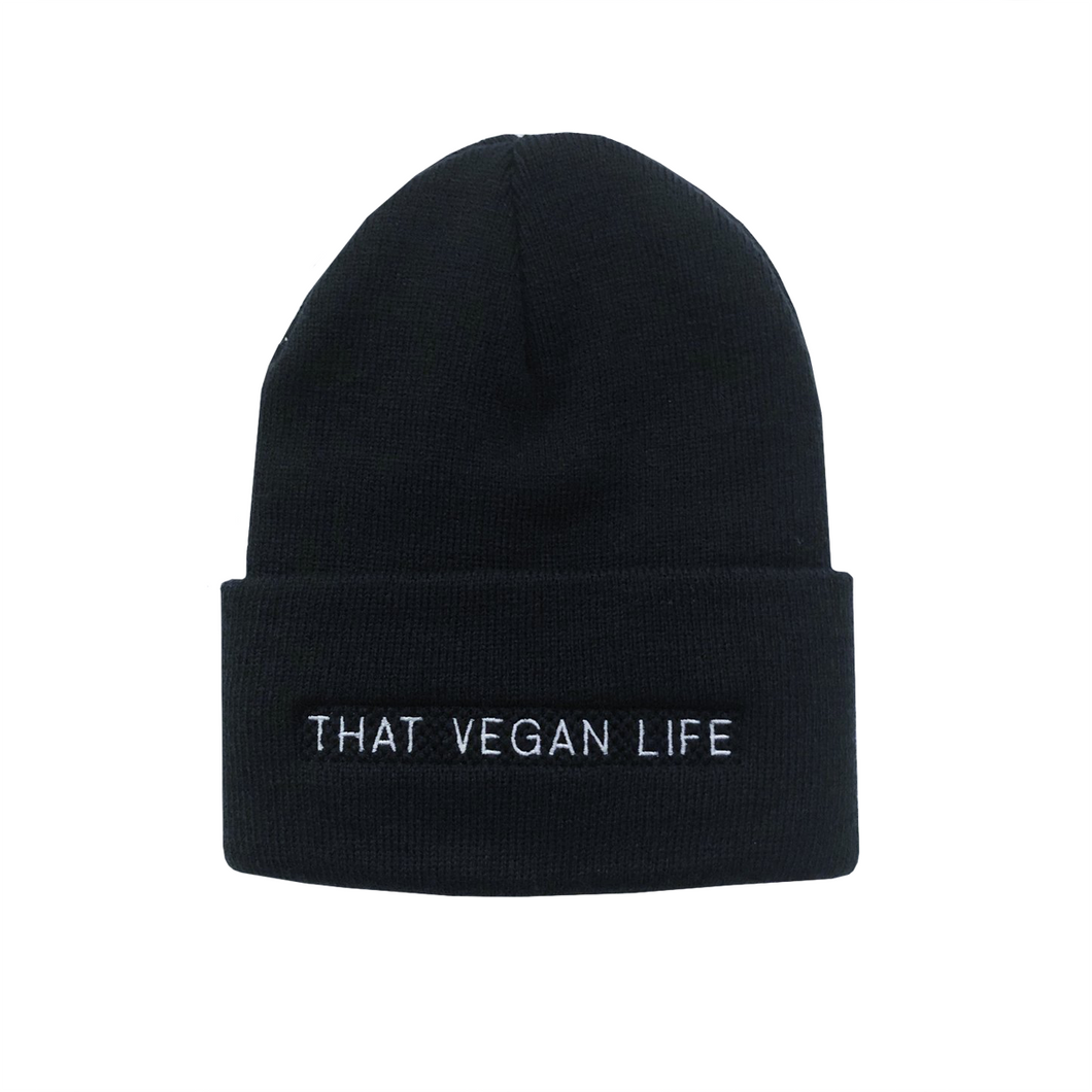 'That Vegan Life' Black Toque