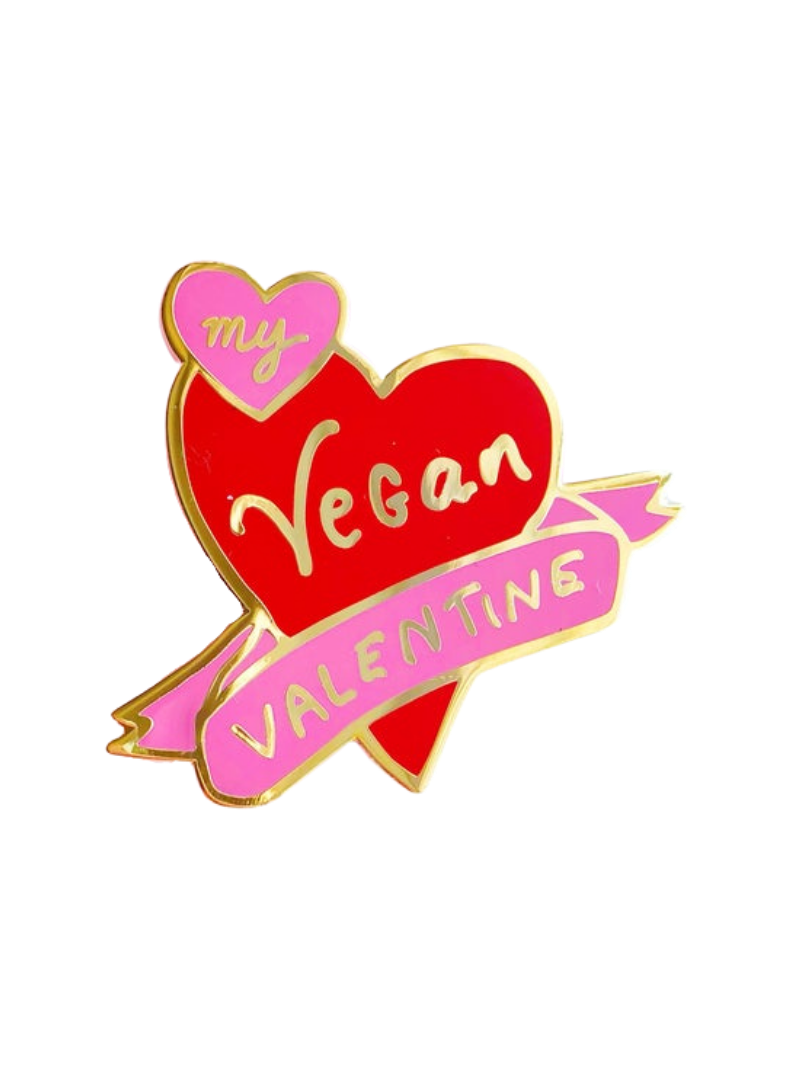My Vegan Valentine Enamel Pin