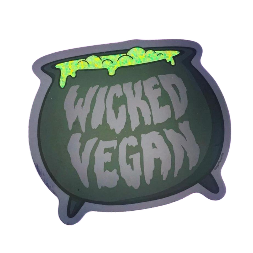 Vegan Power Co 'Wicked Vegan' Sticker