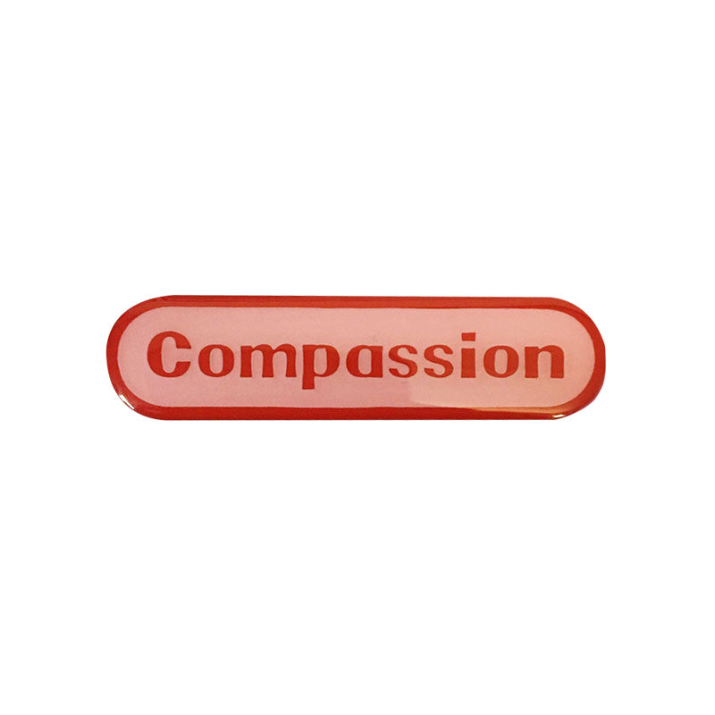 Red/Pink 'Compassion' Enamel Pin