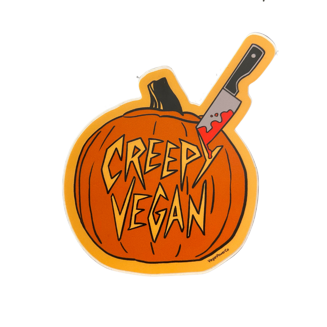 Vegan Power Co 'Creepy Vegan' Sticker