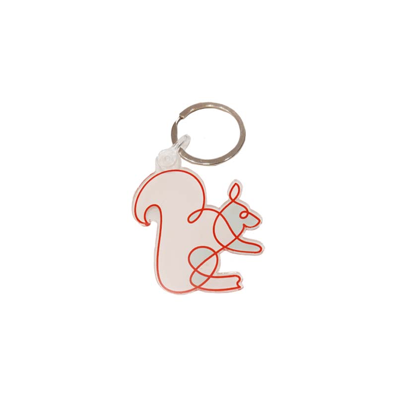 Squirrel Key Ring