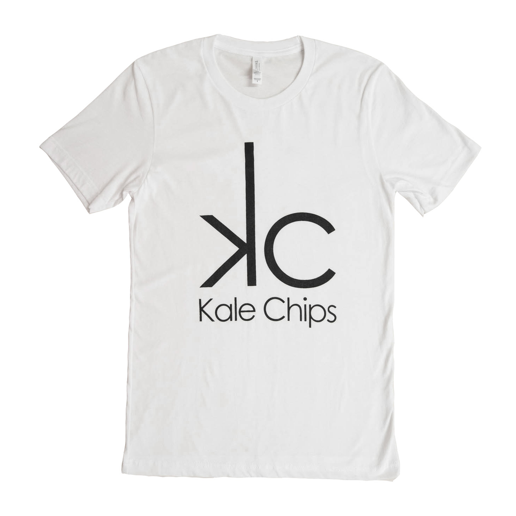 'Kale Chips' Unisex White T-Shirt