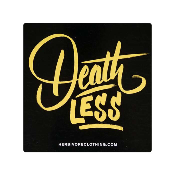 'Deathless' Yellow Sticker