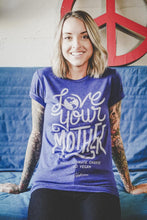 Load image into Gallery viewer, &#39;Love Your Mother&#39; Blue Unisex Tee
