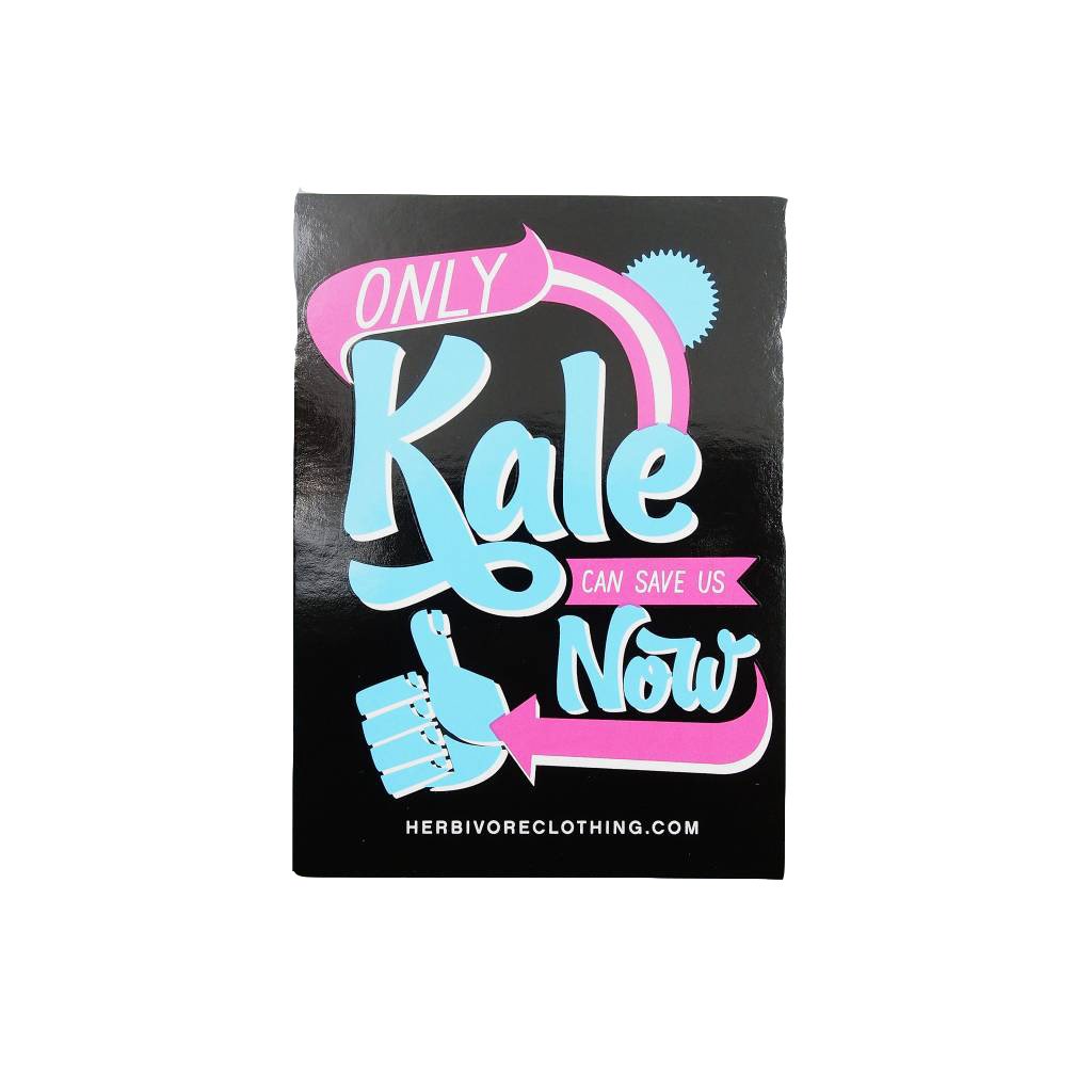 'Only Kale Can Save Us Now' Blue Sticker