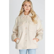 Load image into Gallery viewer, Faux Furry Cream Shacket
