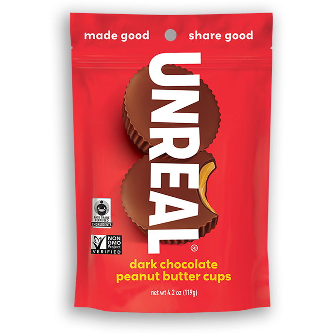 CLEARANCE - Unreal Dark Chocolate Peanut Butter Cups - 119g