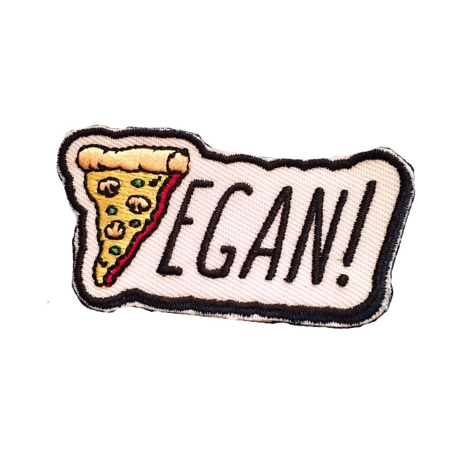 'Vegan Pizza' Iron-On Patch
