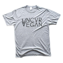 Load image into Gallery viewer, &#39;VNCVR Vegan&#39; Unisex Grey T-Shirt
